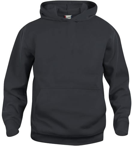 Clique Basic Hoody Junior 021021 - Zwart - 150-160