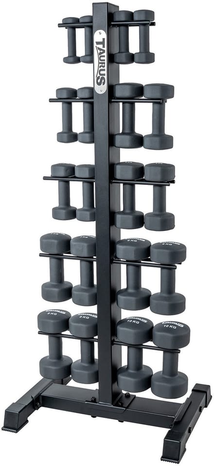 Taurus Dumbbellrek Set 1–10 kg | Halters Rek Home Gym Krachttraining