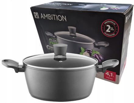 Ambition Verso Pan met Deksel 24cm 4.1L - Geschikt voor Inductie
