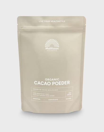 Mattisson - Biologische Cacao Poeder - Cacaopoeder Vegan - 300 Gram