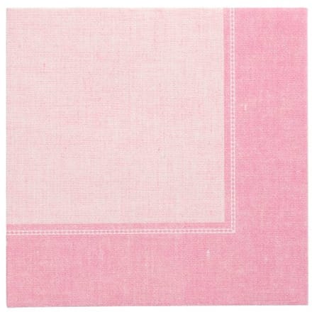 8x 20 Servetten ROYAL Collection 1/4 vouw 40 cm x 40 cm roze Linum