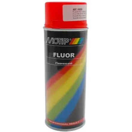 Motip Fluorescerende Lak Rood/Oranje - 400 ml