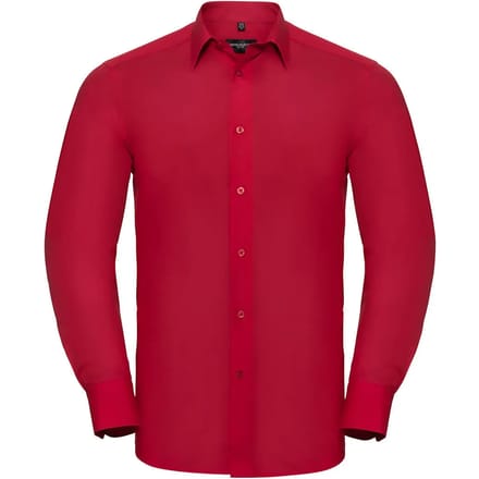 Chemise met lange mouwen op maat in popeline Russell Athletic