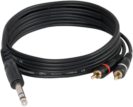 Devine VB3030 stereo jack male - 2x RCA male 3 m