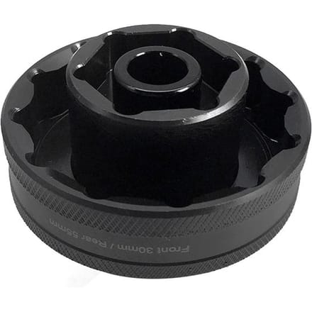 55mm + 30mm Wielmoer Socket Tool Vervanging voor Ducati 1098 1198 1199 Multistrada Diavel zwart