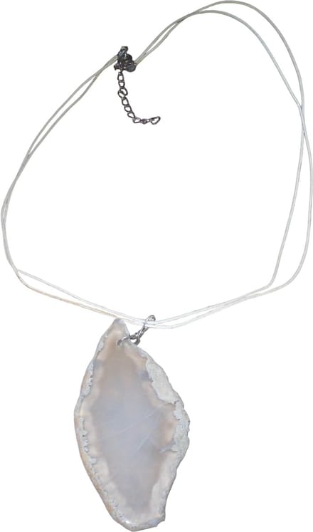 Ketting met steen taupe