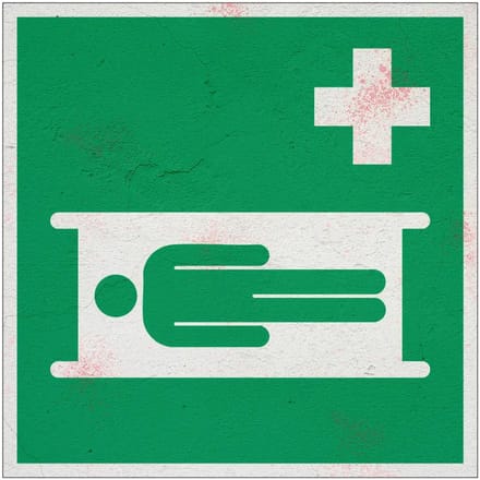 Brancard bord – E013 | Forex Re materiaal | 20 x 20 cm
