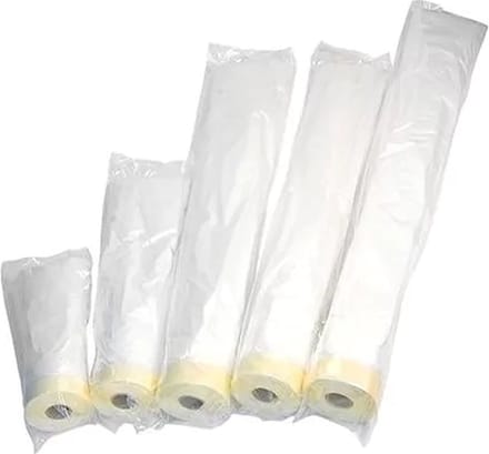 Maskeerfolie met tape 35cm x 25 meter op rol