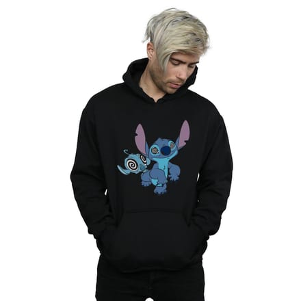 Disney Heren Lilo en Stitch Hypnotized Hoodie (Zwart)