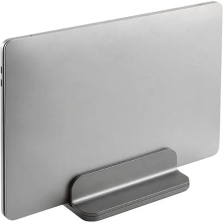 Neomounts NSLS300 verticale laptop houder 11-17" - universeel - modern ontwerp - zilver