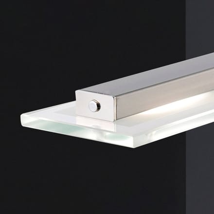 FISCHER & HONSEL LED hanglamp Tenso, nikkel, 64 cm, metaal, CCT, dimmer
