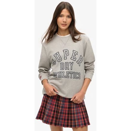Superdry Geruite Minirok met Middelhoge Taille Rood Grootte: 44