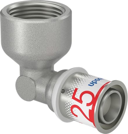 Uponor s-press plus elleboog vrouwelijke draad 25 mm x 1