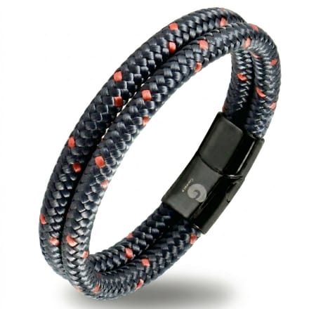 Armband Heren Touw Navy Dames Heren 21,5cm Galeara Design NOA