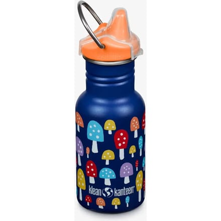Klean Kanteen Kid Kanteen Classic 355ml - Sippy Cap Mushrooms