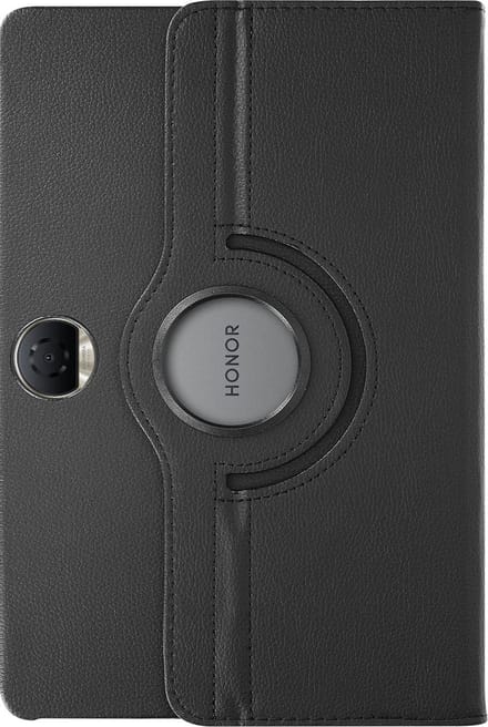 Avizar Foliohoes Geschikt voor Honor Pad 9 360° roterende steunklep, Zwart