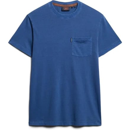 Superdry - Essential Washed T-shirt met borstzak - Heren - T-shirts