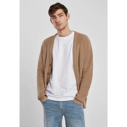 Urban Classics Cardigan -L- Boxy Cardigan warm sand Beige