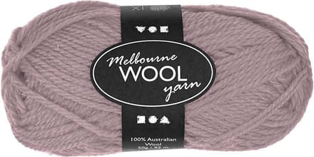 Melbourne wolgaren, L: 92 M, lichtpaars, 50 gr/ 1 bol