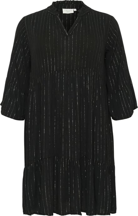 Kaffe Curve KClio Dames Jurk -Black Deep