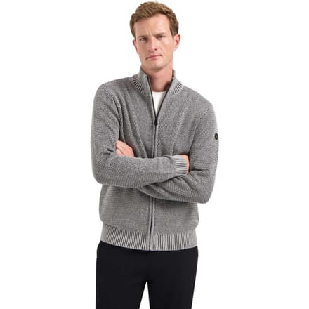 No Excess Cardigan 2 coloured melange grey melange