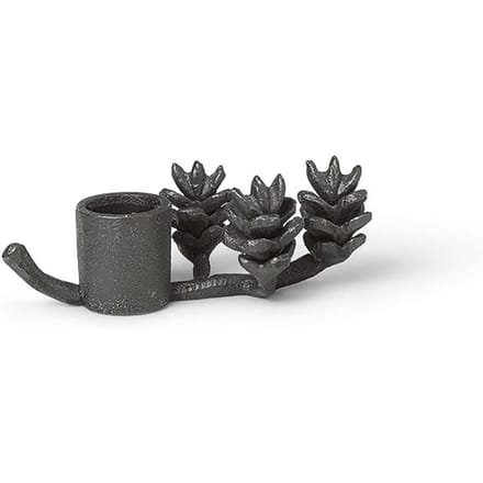 Ferm Living Forest Kandelaar - black brass