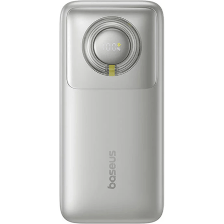 Externe Batterij Baseus Free2Pull, 20000mAh, 65W, PD, 2 x USB-C, Grijs P10073700843-00