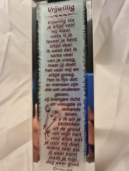 gedicht spiegel vrijwillig geschenk