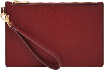 FOSSIL Polstas Utensil zak Wristlet Scarlet Wijnrood