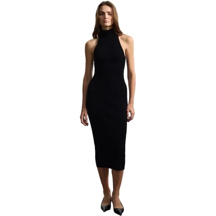 Maxi-jurk met hoge hals Stefanel