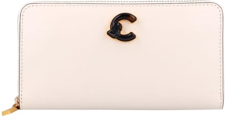 Coccinelle C-Me Portemonnee Leder 18 cm - Dames - Horizontaal - pearl
