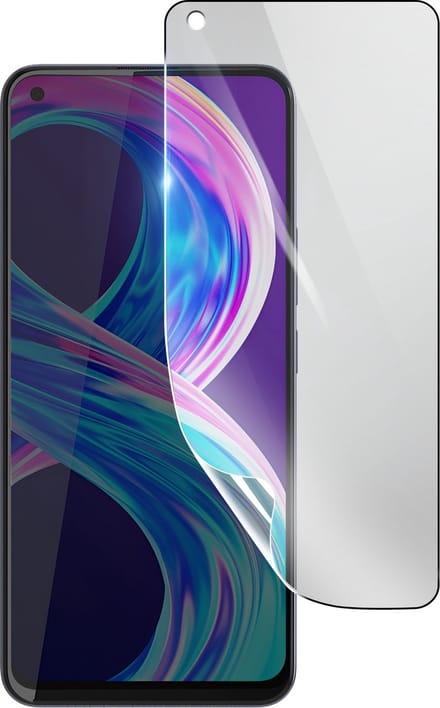 3mk, Geschikt voor Realme 8 Pro, Schokbestendige Hydrogel Screenprotector, Transparant