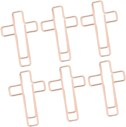 Zerodis Roze Gouden Metalen Paperclips - 100 Stuks voor Documenten en Notities