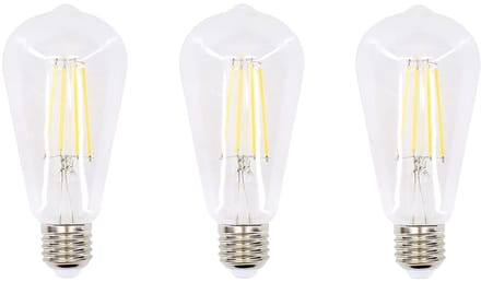 Bemko Premium LED Lamp E27 - vervangt 70W (7W) - 950lm - 2700K Warm Wit - 230V - 3 stuks