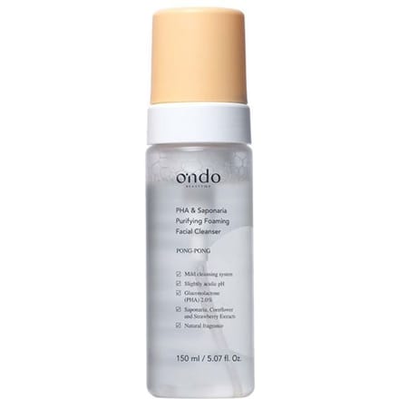 Ondo - PHA & Saponaria Purifying Foaming Facial Cleanser 150ml