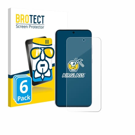 Screenprotector 6 Stuks voor Oppo Find X8s 4G Beschermglas transparant