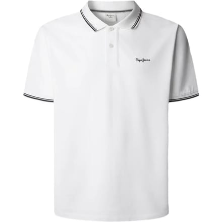 Pepe Jeans Carson Korte Mouw Poloshirt Wit 2XL Man