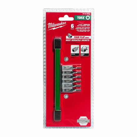 Milwaukee Torx Serie - Torx Dopsleutel Set - 1/4 inch - 6-delig
