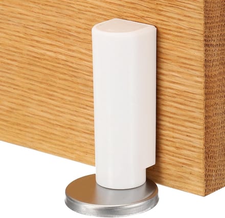 Magnetische Deurstopper - Deurvanger - Deuren Open Houden - Boorvrij Ontwerp - 7.5 cm - Wit