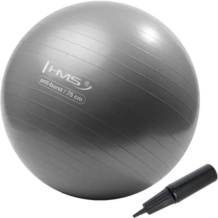 HMS YB02 - Gym Ball - Anti-Burst - 75cm - Grijs