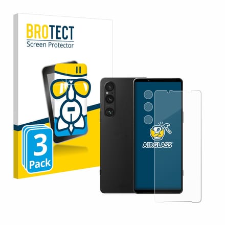 Screenprotector 3 Stuks voor Sony Xperia 1 V (Voor+Camera) Beschermglas transparant