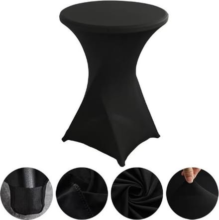 Go Go Gadget - Statafelhoes - Statafelrok - Statafel - Stretch - 80cm - Zwart