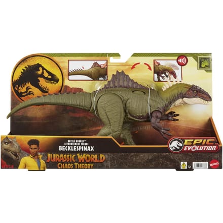 Mattel Jurassic World Chaos Theory Battle Roar Becklespin Dinosaurussen