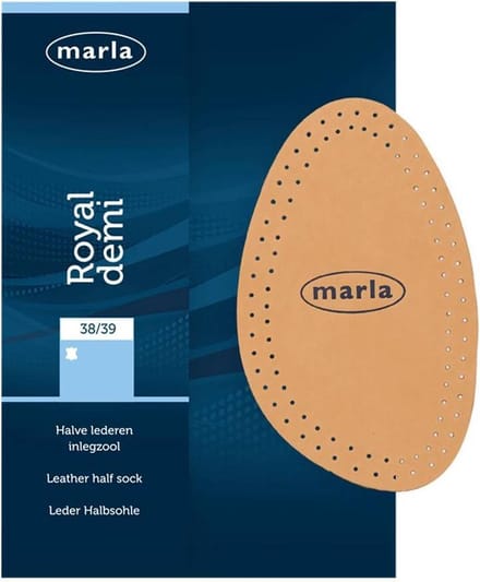 Marla Royal demi - Lederen halve inlegzool - Maat 38/39
