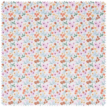 Katoenen stof "Tiny Garden-Flowers"