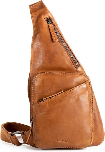 Bag2Bag Lederen Cayo Crossbody-bag cognac