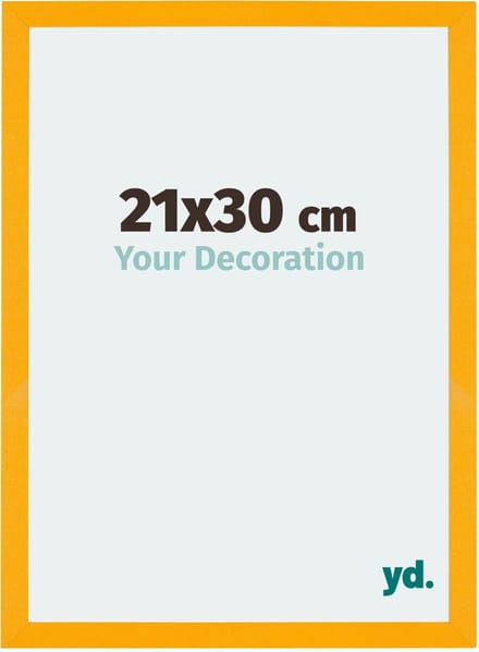 Your Decoration - Fotokader 21x30 cm - MDF - Geel - Mura
