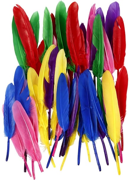 CC Veren Gekleurd 13 cm 48 stuks