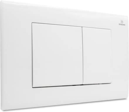 Dynamic Way bedieningspaneel - vierkant glans wit - Geberit UP320 en UP720