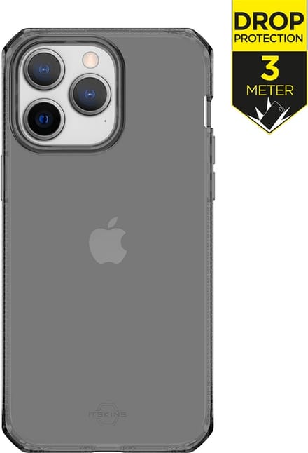 ITSKINS Spectrum R Clear Apple iPhone 14 Pro Max Hoesje Zwart